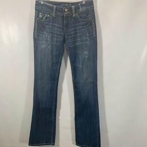 Miss Me Jeans Distressed Glendora Straight  JP4422